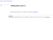Tablet Screenshot of admin.jannes-golv.se